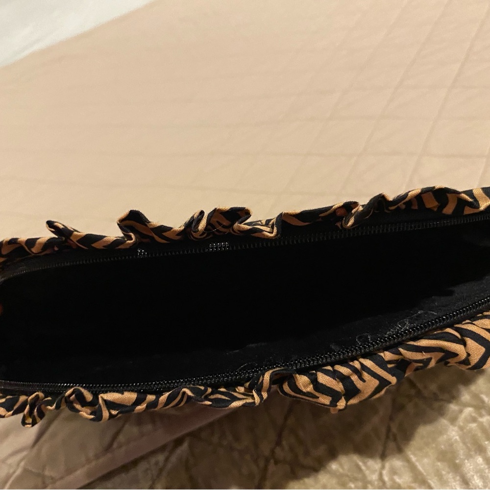 Vera Bradley Black and Tan Cosmetic Bag